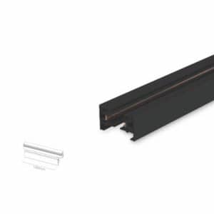 ŠINA NAD. za led refl. 1F - 1m IP20 -crna